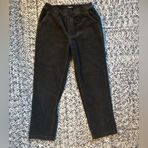 100% Cotton Toad&Co Charcoal Corduroy Pants